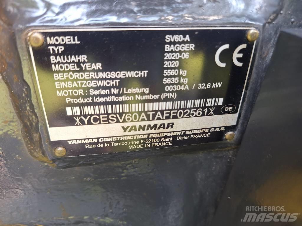 Yanmar SV 60 소형 굴삭기 7톤 미만