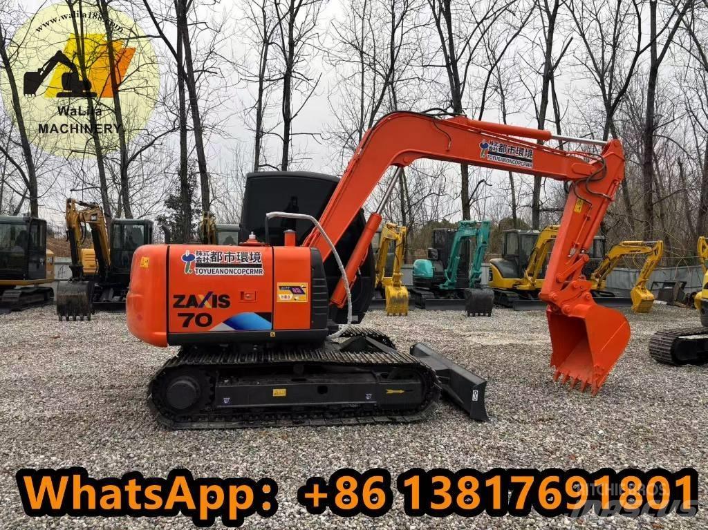 Hitachi ZX 70 소형 굴삭기 7톤 미만