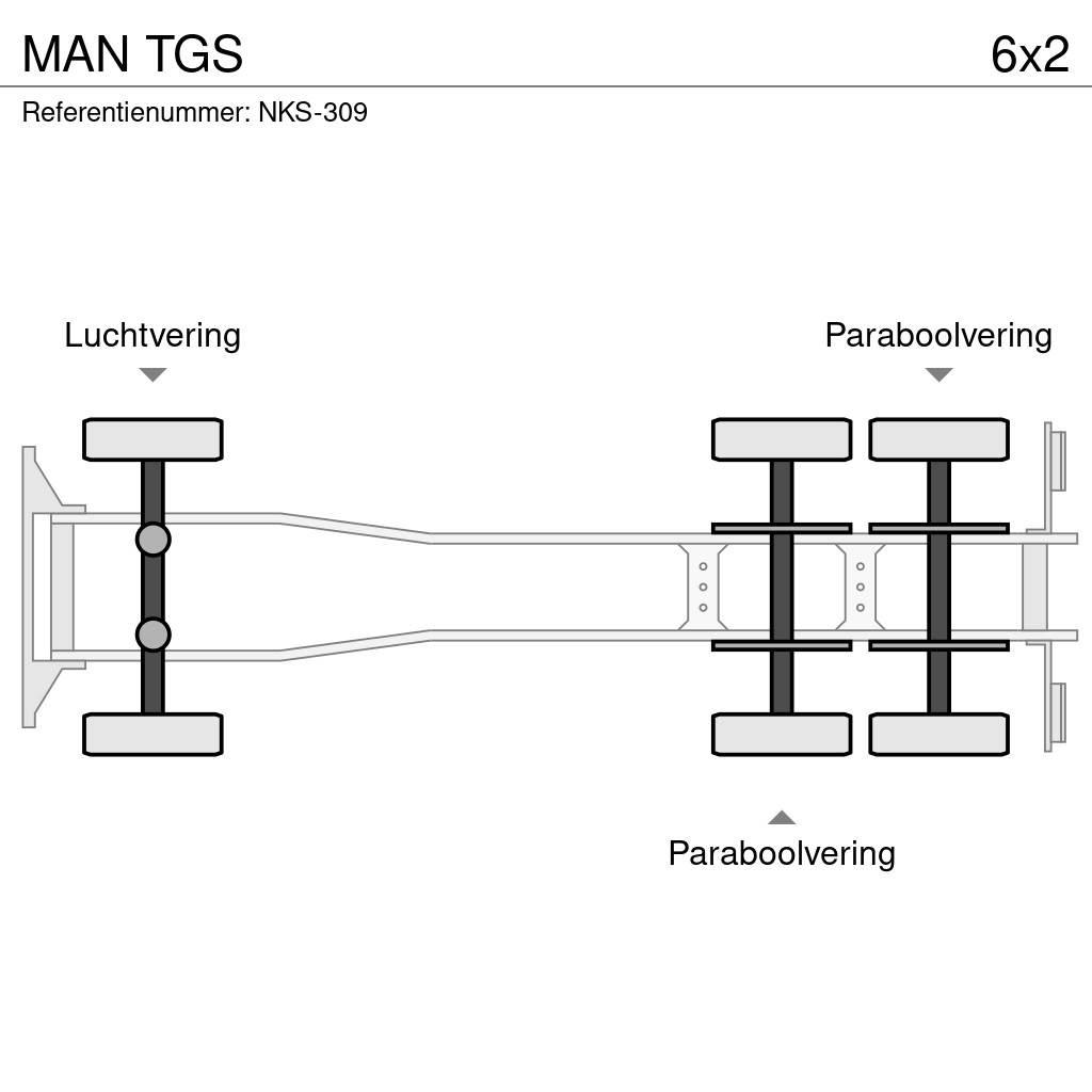 MAN TGS 케이블 리프트 탈착식 트럭