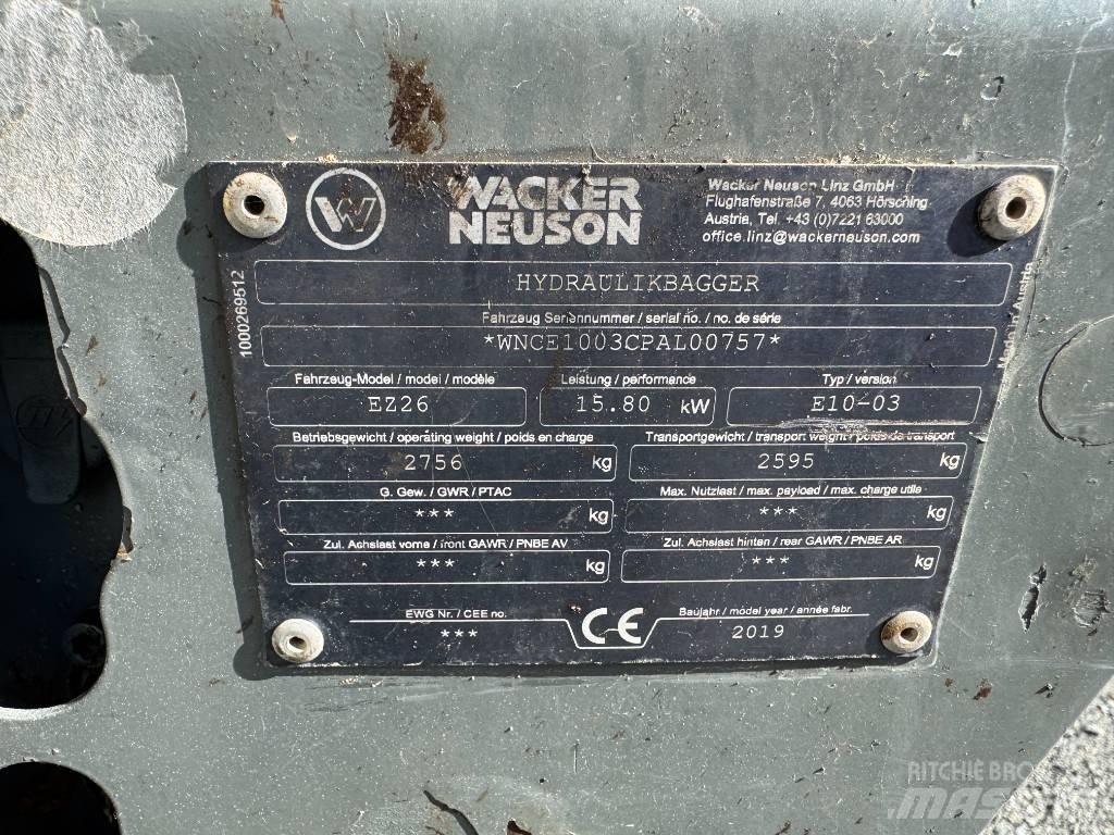 Wacker Neuson EZ26 대형 굴삭기 29톤 이상