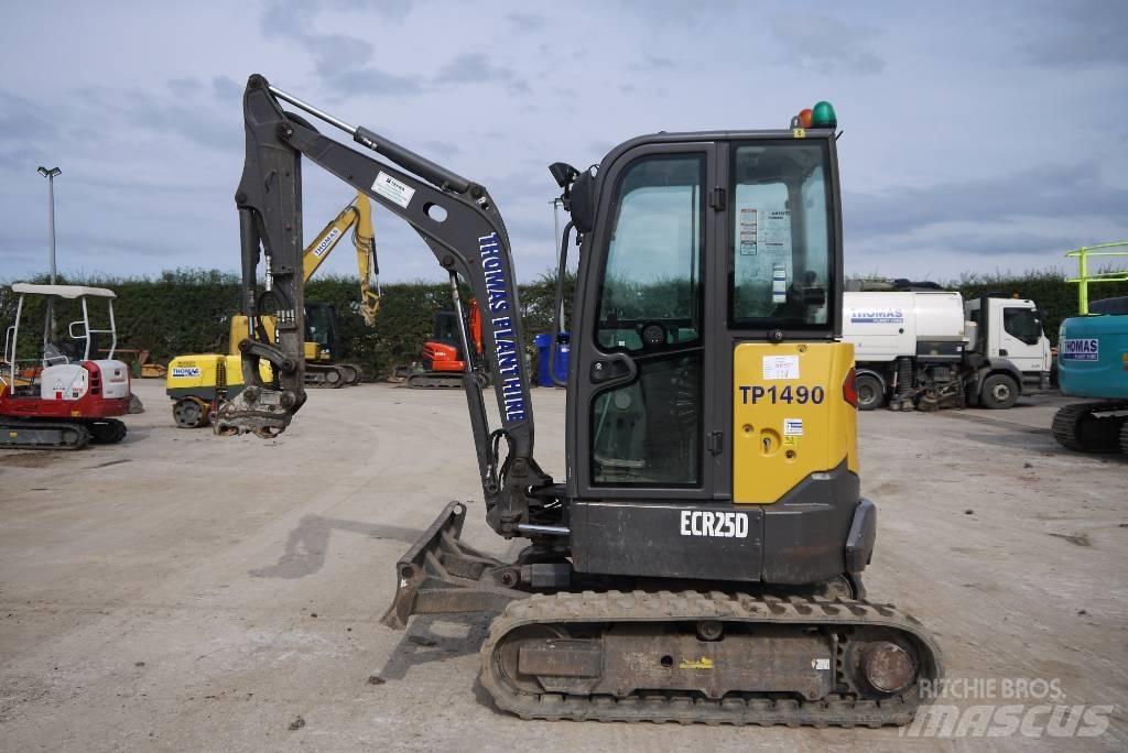 Volvo ECR 25 D 소형 굴삭기 7톤 미만