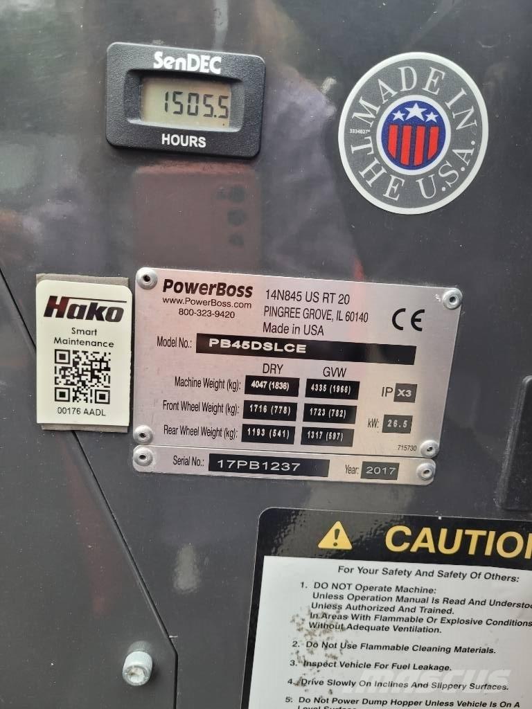Hako PB 45 DSLCE 습식 청소차