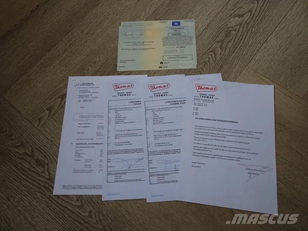 Thomas 150NW 트레일러 탑재 고소작업대