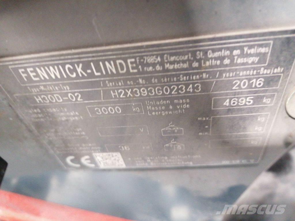 Linde H30D-02 디젤 지게차