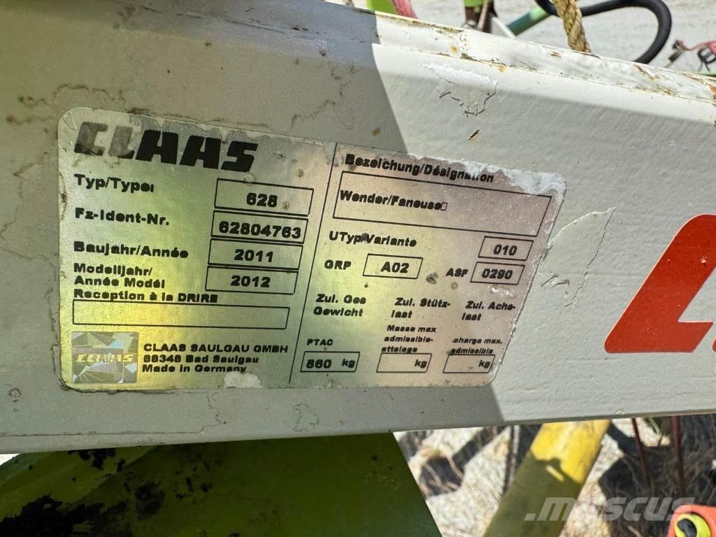 CLAAS VOLTO670 갈퀴 및 테더