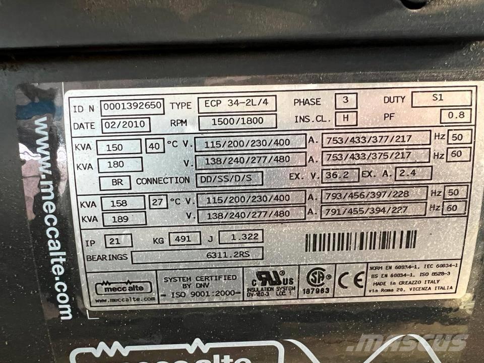  Mecc alte 85-300 KVA 기타 발전기