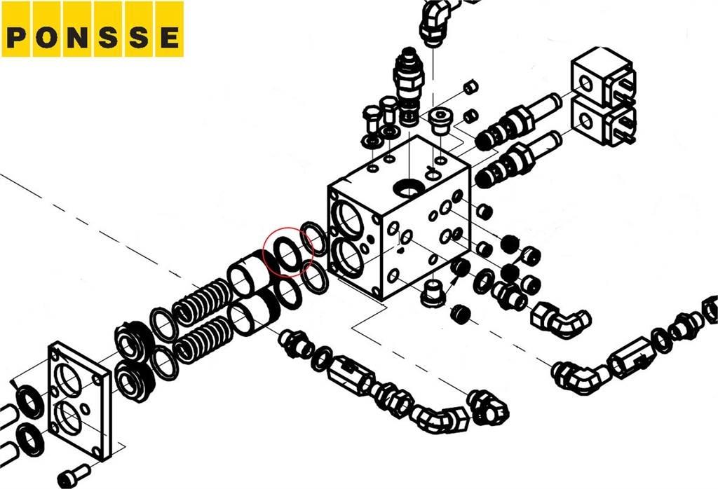 Ponsse 0060331 유압식 기계