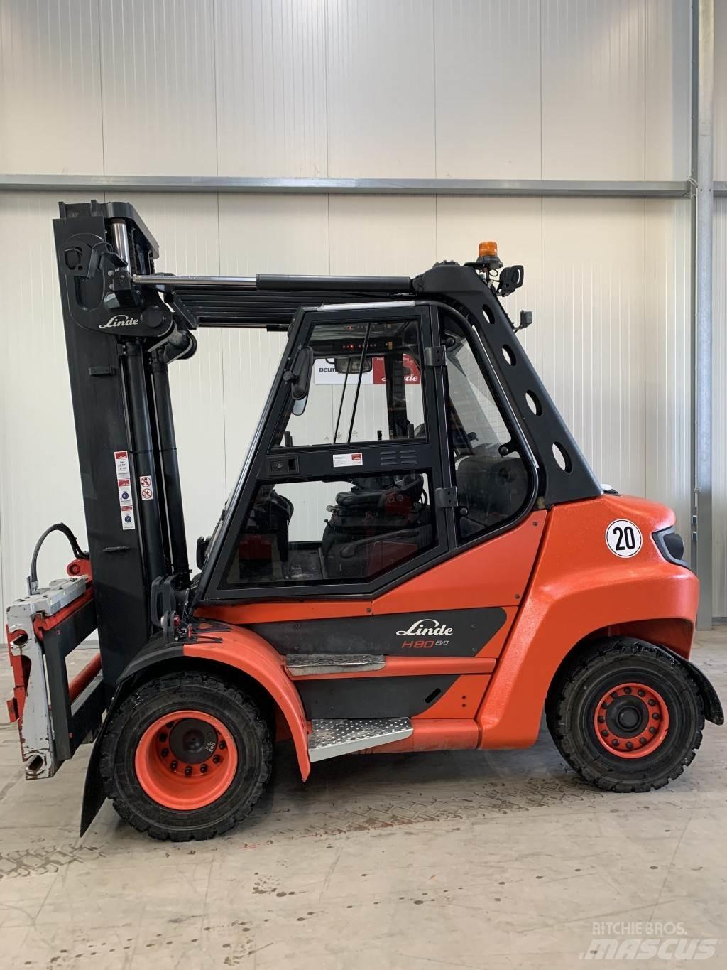Linde H80D 디젤 지게차