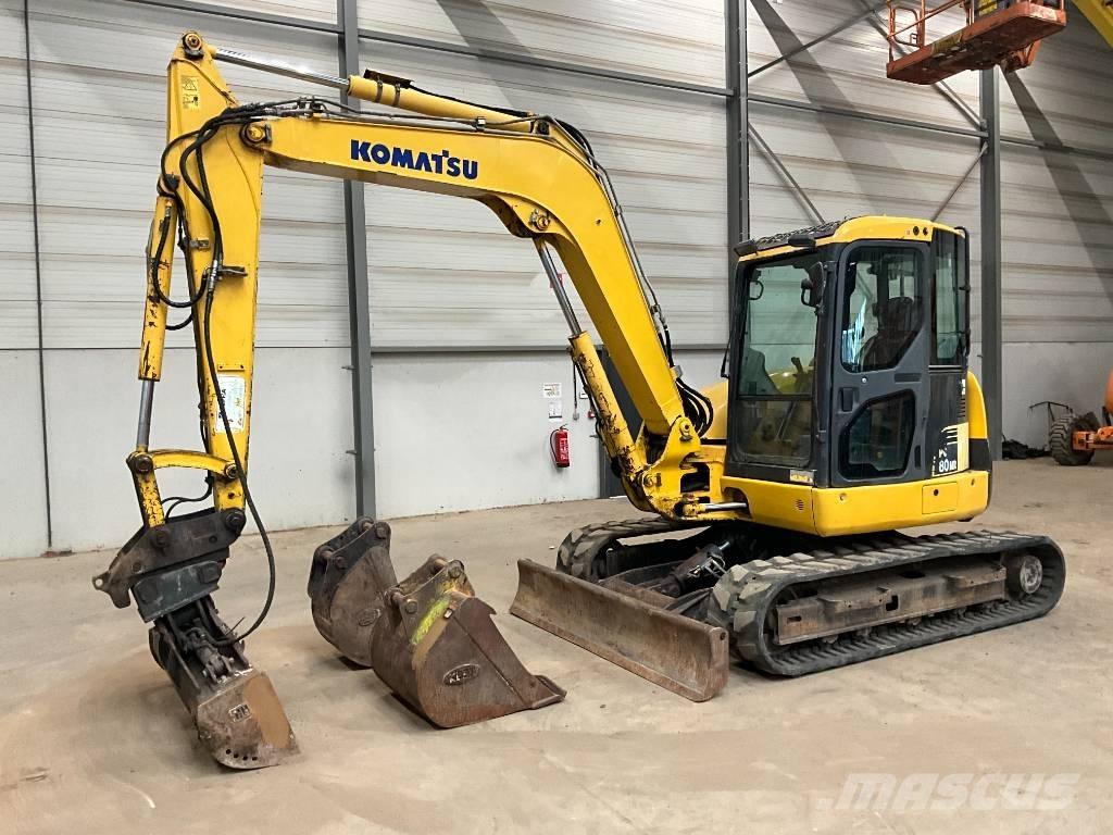 Komatsu PC 80 MR-3 중형굴삭기 7톤-28톤