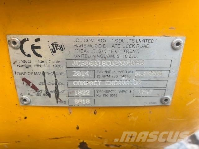 JCB 8018 CTS 소형 굴삭기 7톤 미만