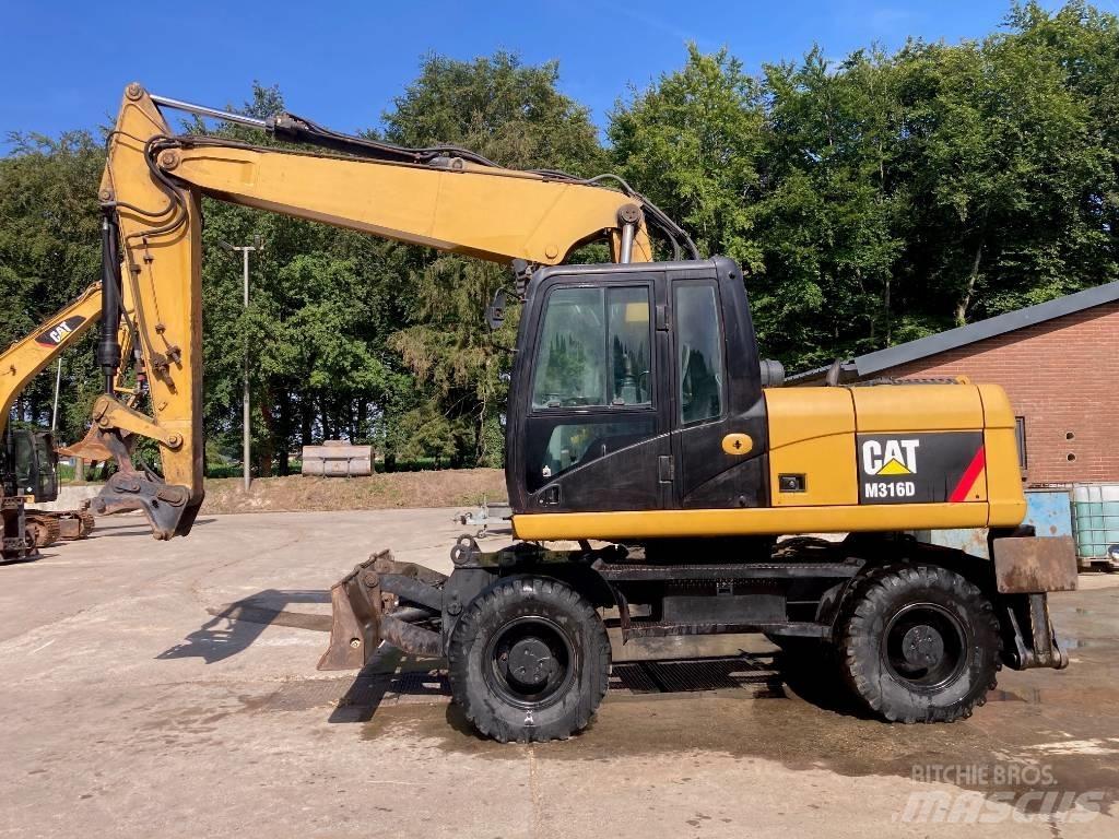 CAT M 316 D  휠 굴삭기
