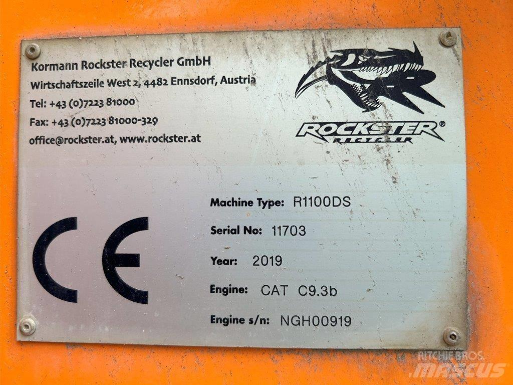 Rockster RD1100DS 이동식 분쇄기