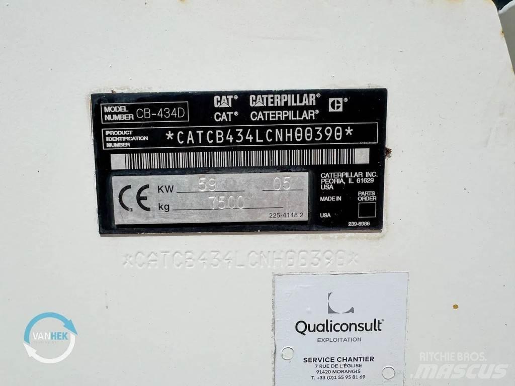 CAT CB434D 트윈 드럼 롤러