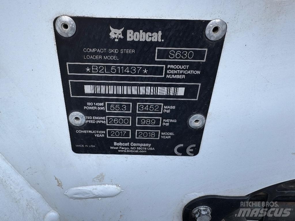 Bobcat S630  스키드로더