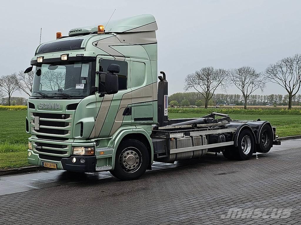 Scania G440 훅 리프트 트럭