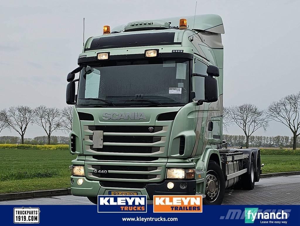 Scania G440 훅 리프트 트럭