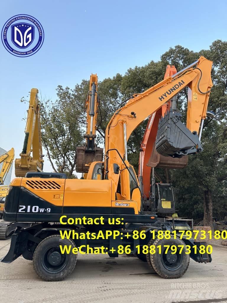 Hyundai 210W-9  휠 굴삭기