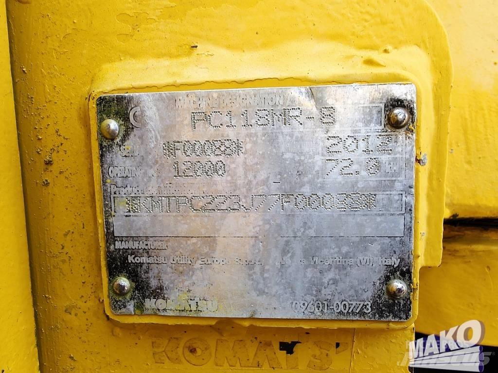 Komatsu PC 118 MR-8 대형 굴삭기 29톤 이상