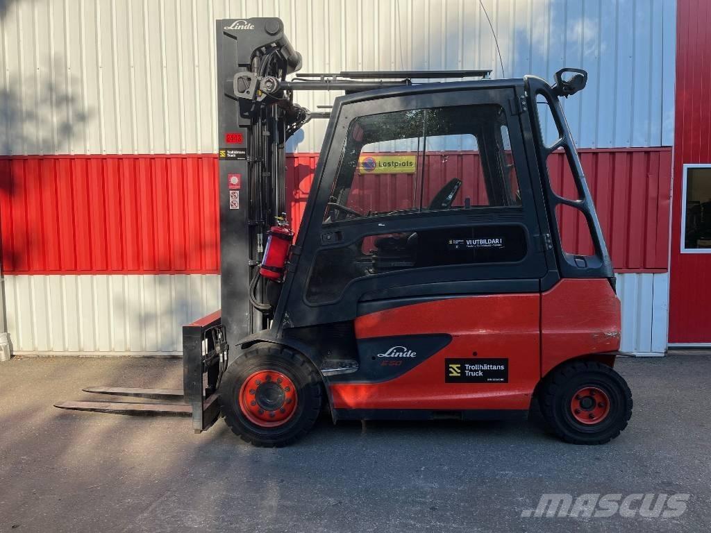 Linde E50HL-01/600 전동 지게차