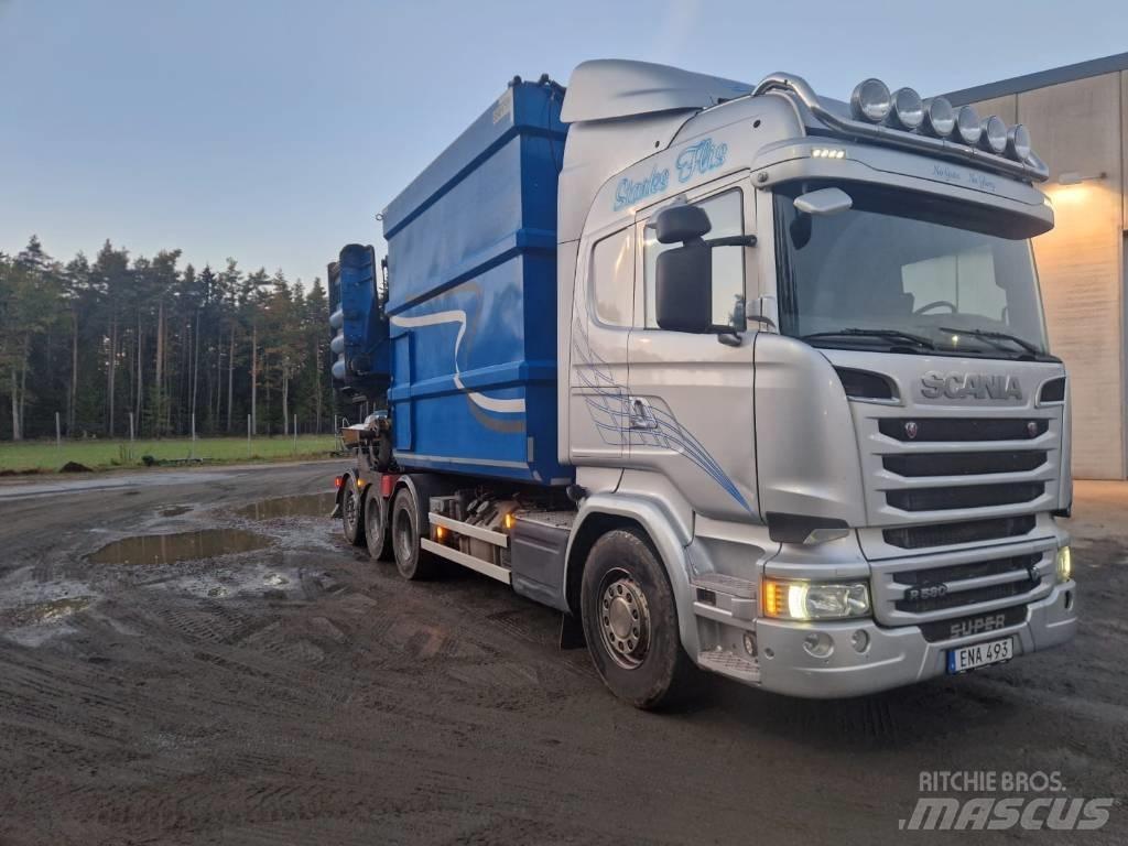 Scania R 580 LB 톱밥제조기