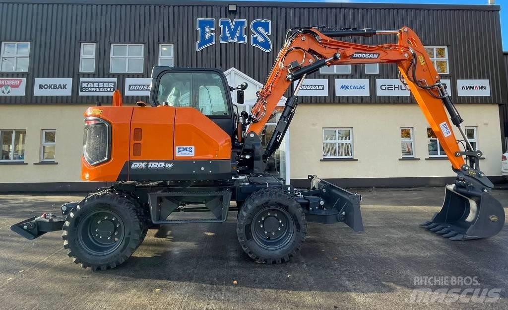 Doosan DX100W-7  휠 굴삭기