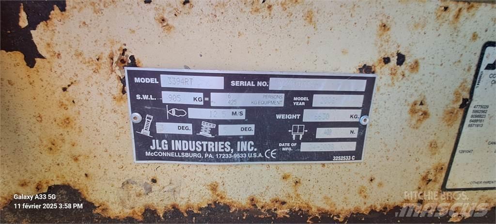 JLG 3394RT 가위형 리프트