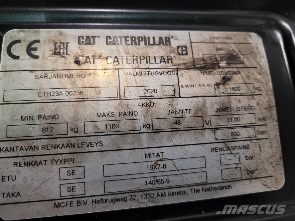 CAT EP16 ANT 전동 지게차