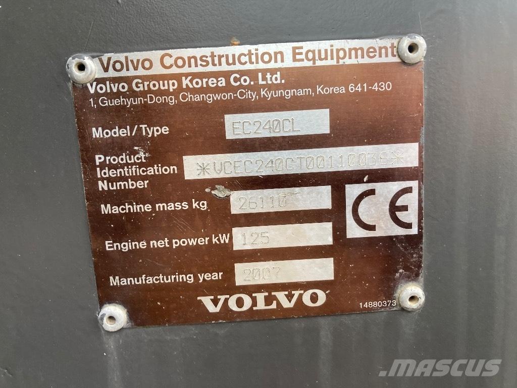 Volvo EC 240 C L 대형 굴삭기 29톤 이상