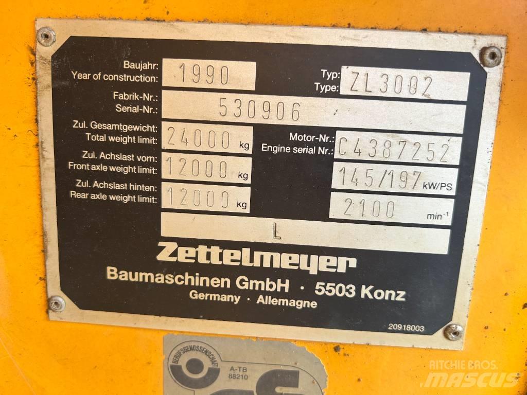 Zettelmeyer ZL 3002  휠로우더