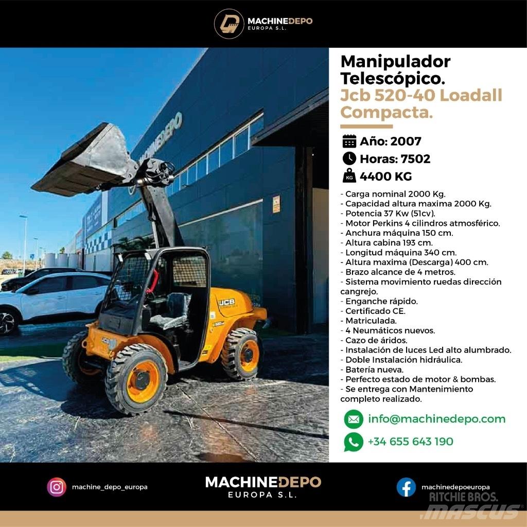 JCB 520-40 농업용 텔레 핸들러