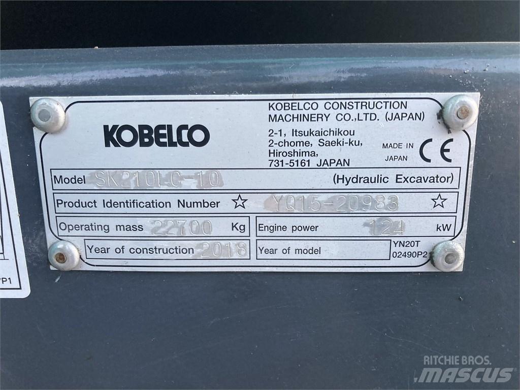 Kobelco SK 210 LC-10 대형 굴삭기 29톤 이상