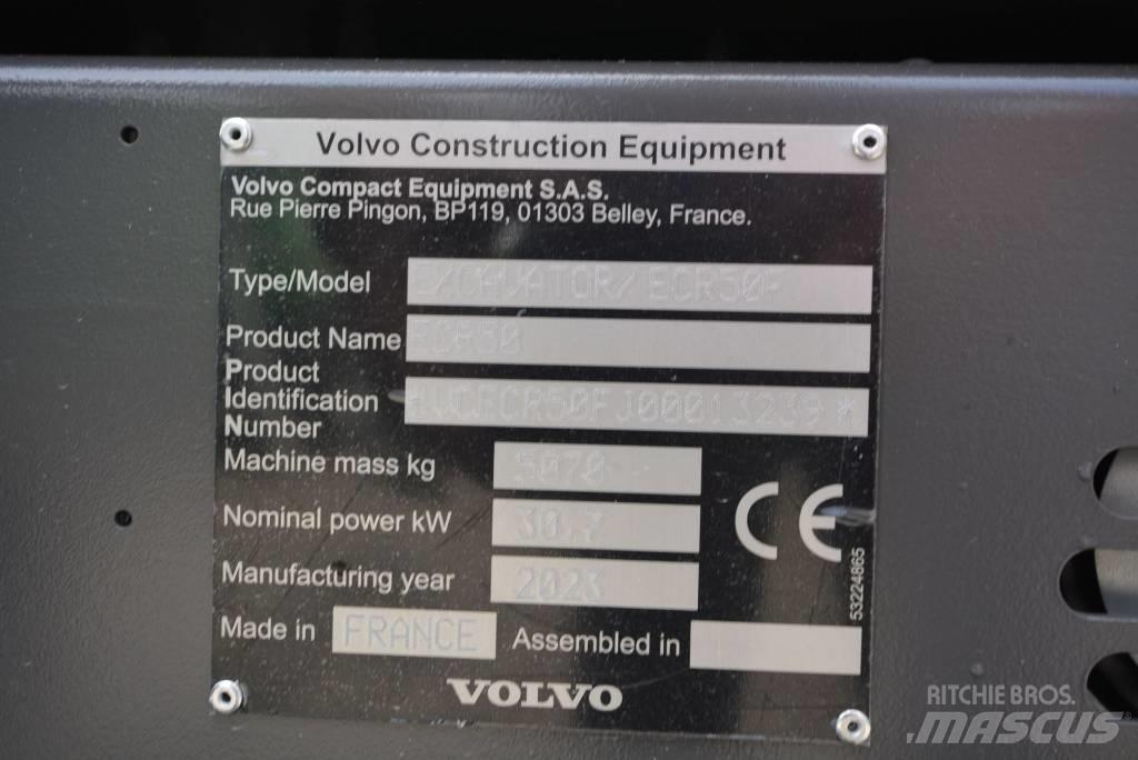 Volvo ECR 50 F 소형 굴삭기 7톤 미만