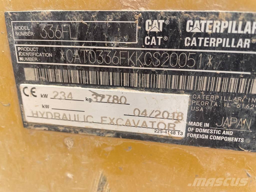 CAT 336FL 대형 굴삭기 29톤 이상