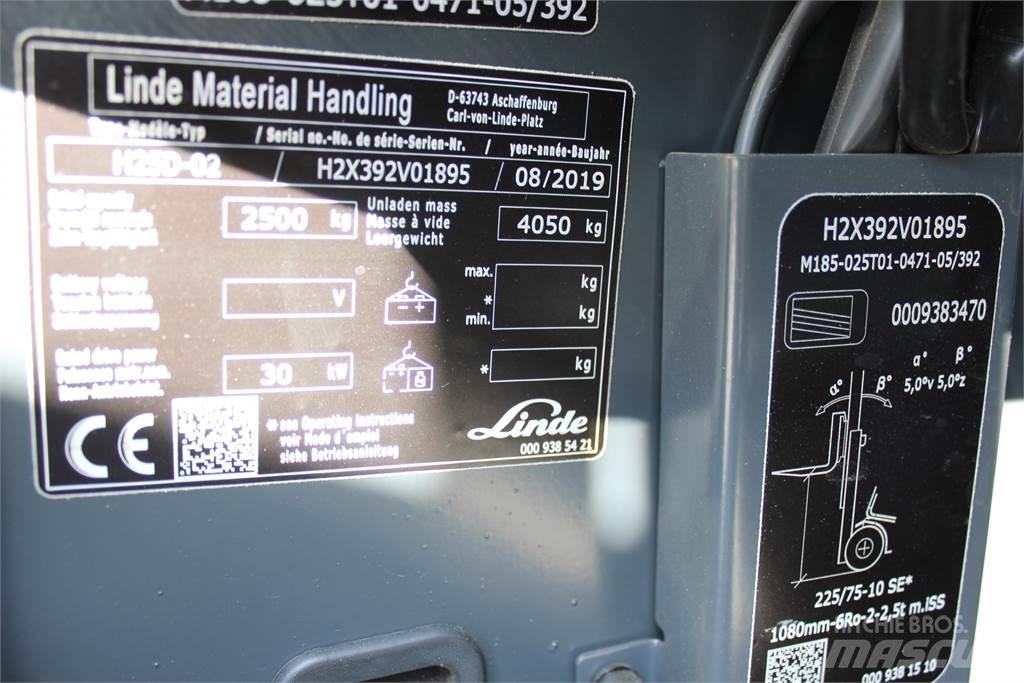 Linde H25D 디젤 지게차