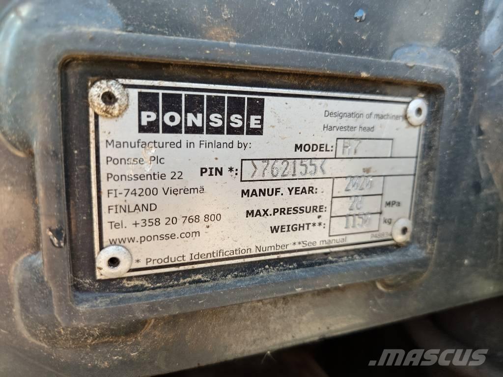 Ponsse Ergo AF H7 원목 하베스터