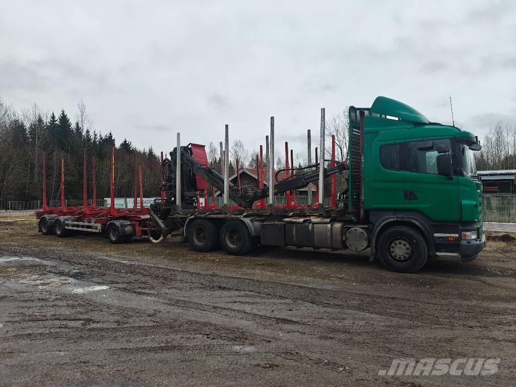 Scania G 480 목재 트럭