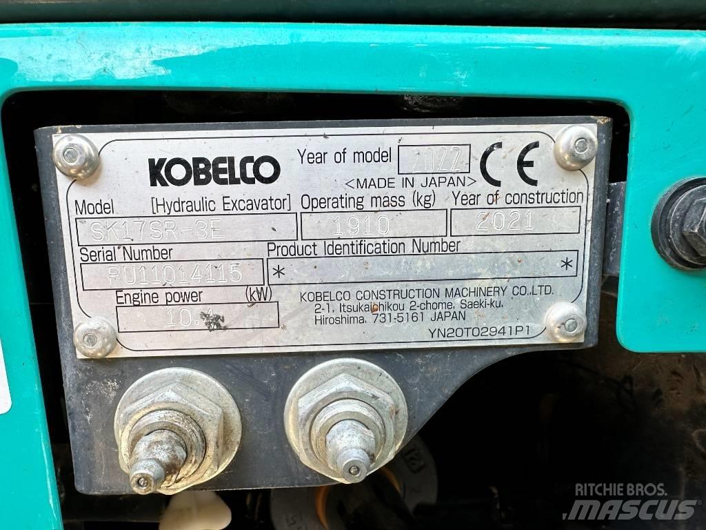 Kobelco SK17SR-3E 소형 굴삭기 7톤 미만