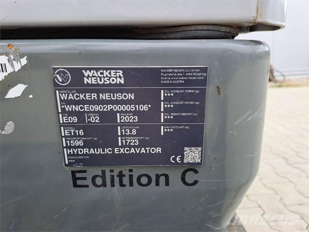 Wacker Neuson ET16 대형 굴삭기 29톤 이상