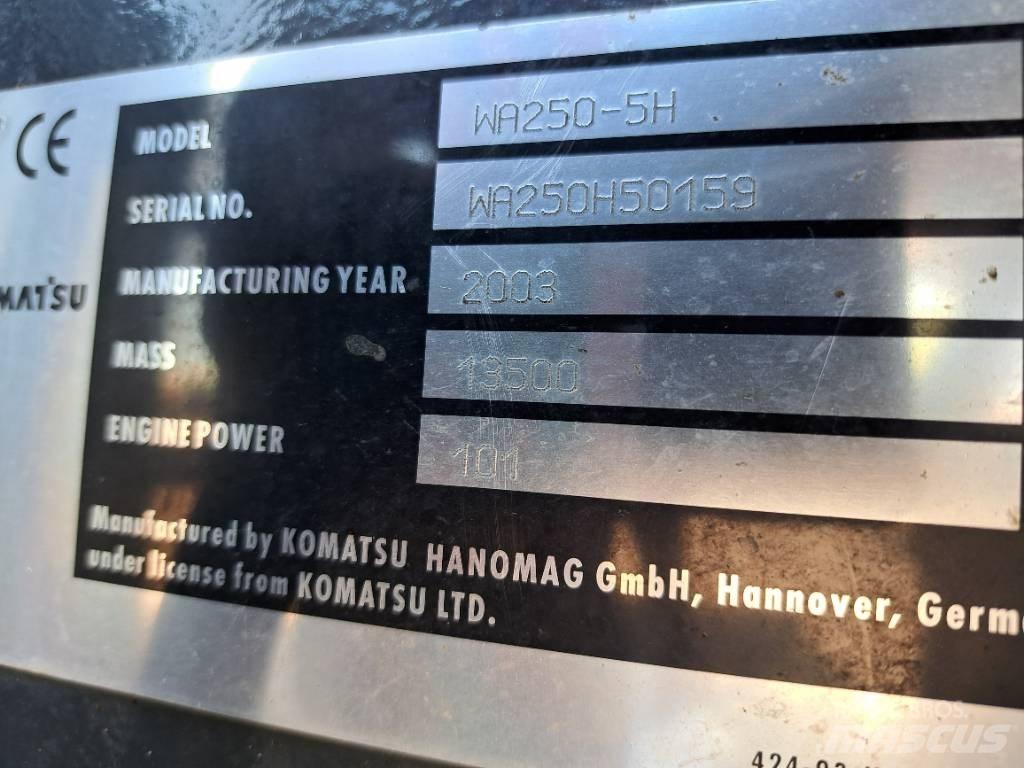 Komatsu WA 250-5H  휠로우더