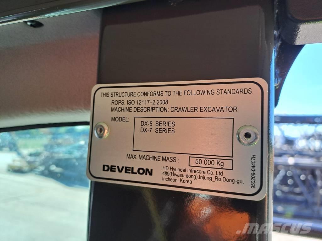 Develon DX300LC-7M 대형 굴삭기 29톤 이상