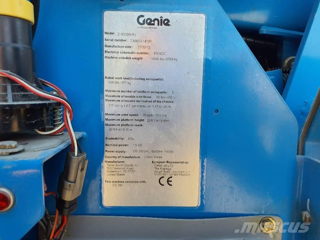 Genie Z30/20N 관절형 전동이동 리프트