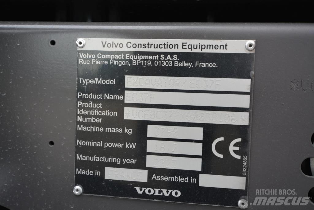 Volvo EC 37 F Aircon 소형 굴삭기 7톤 미만
