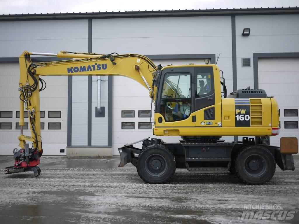 Komatsu PW 160-8  휠 굴삭기