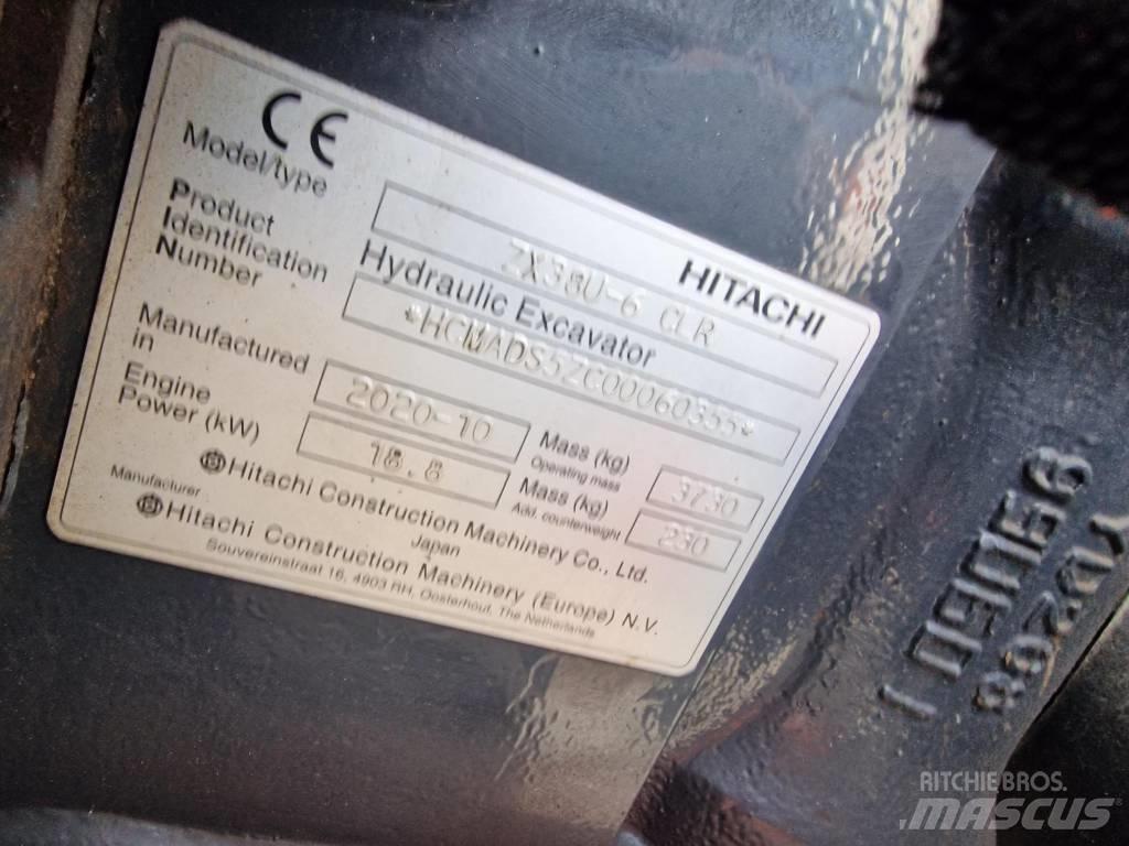 Hitachi ZX38U-6 소형 굴삭기 7톤 미만