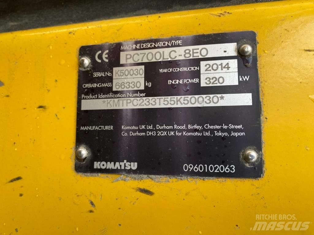 Komatsu PC 700-8EO 대형 굴삭기 29톤 이상