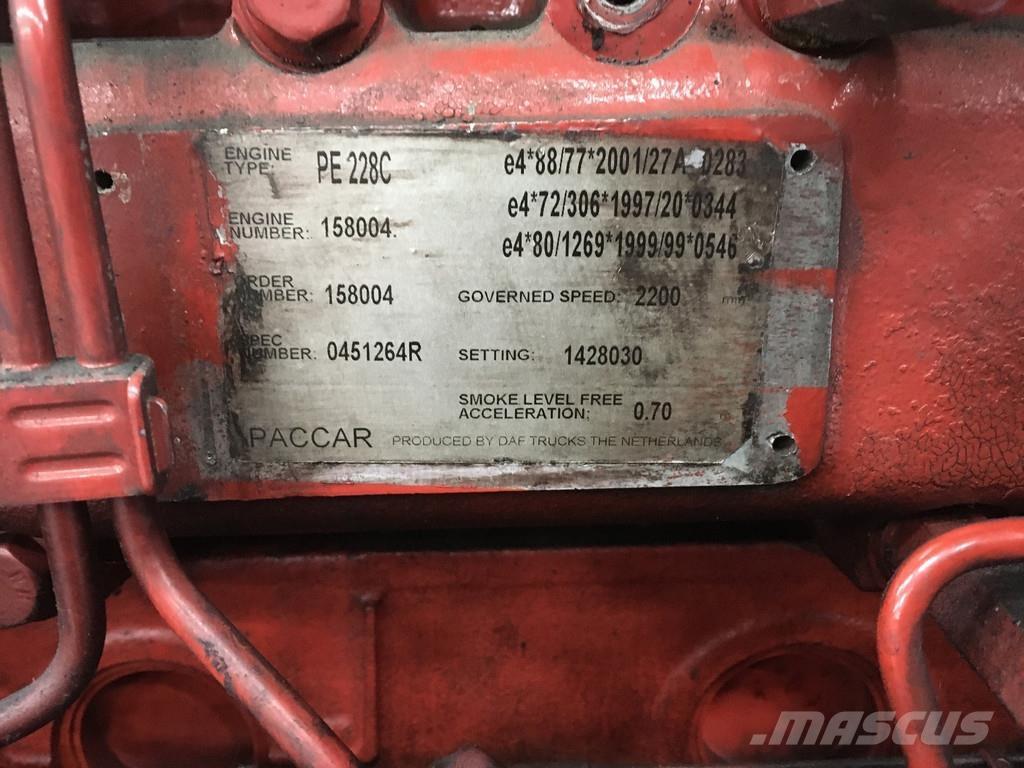 DAF PE 228 C USED 엔진