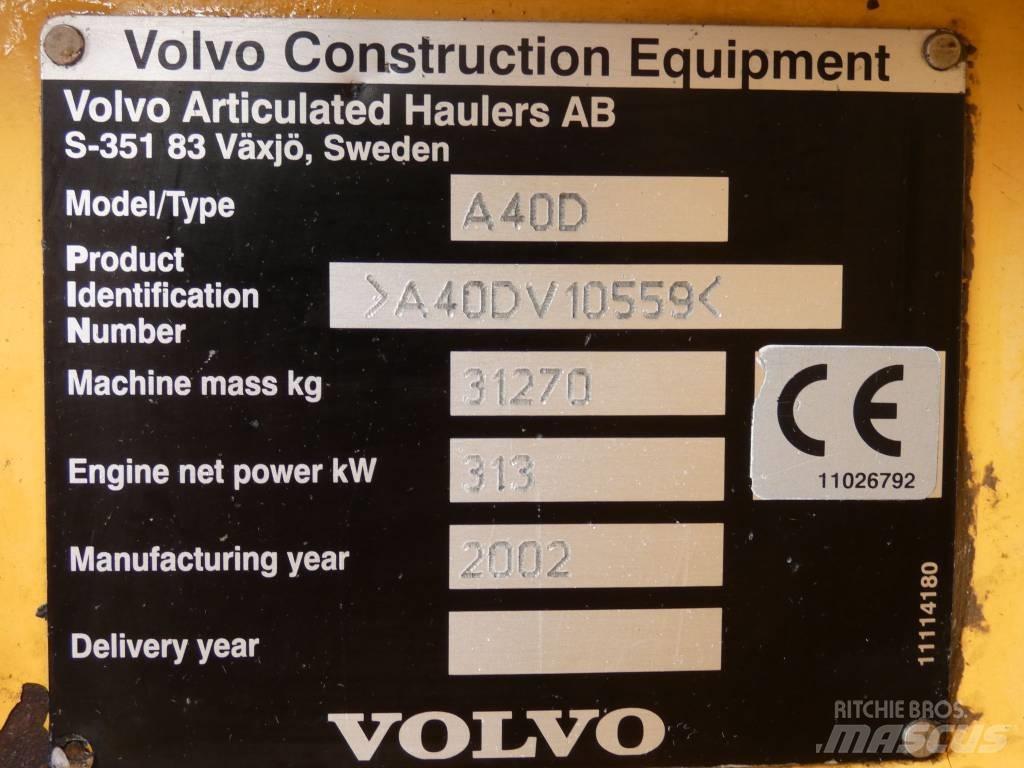 Volvo A 40 D 연결식 홀러