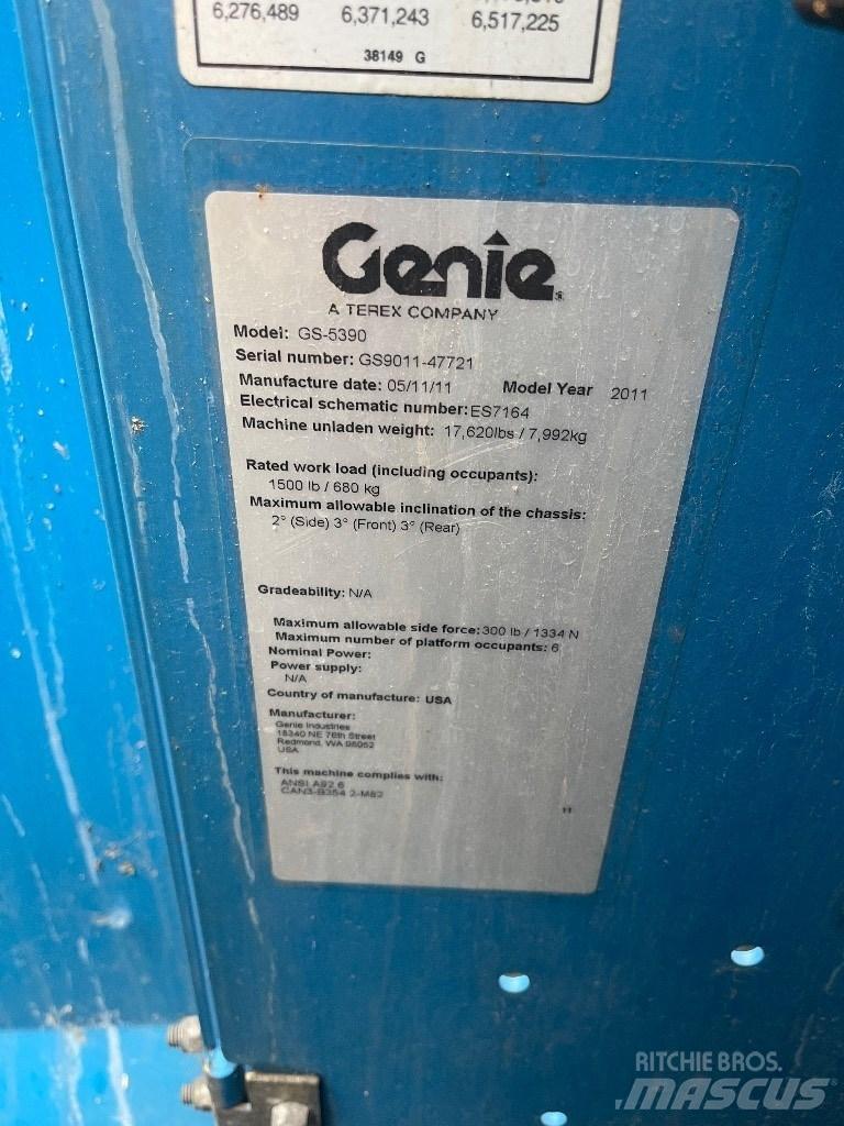 Genie GS 5390 가위형 리프트