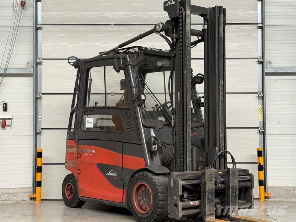 Linde E50HL-01 전동 지게차