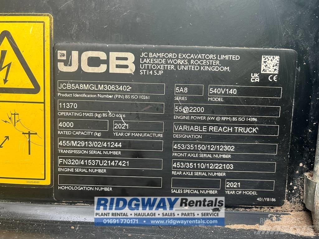 JCB 540-140 텔러 핸들러